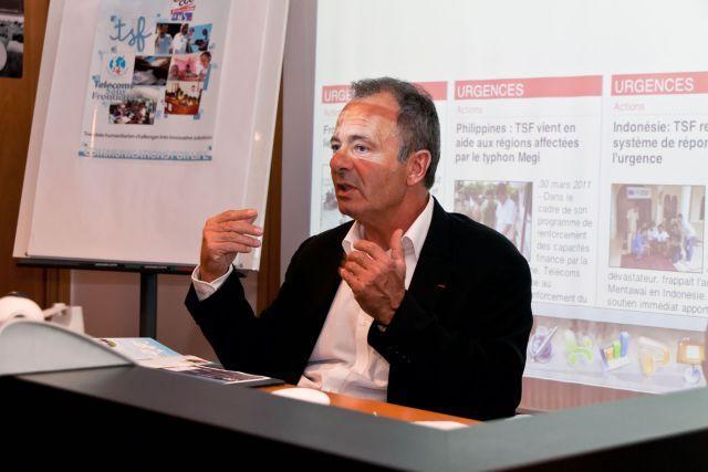 Jean-François Cazenave, Président de Télécoms sans Frontières