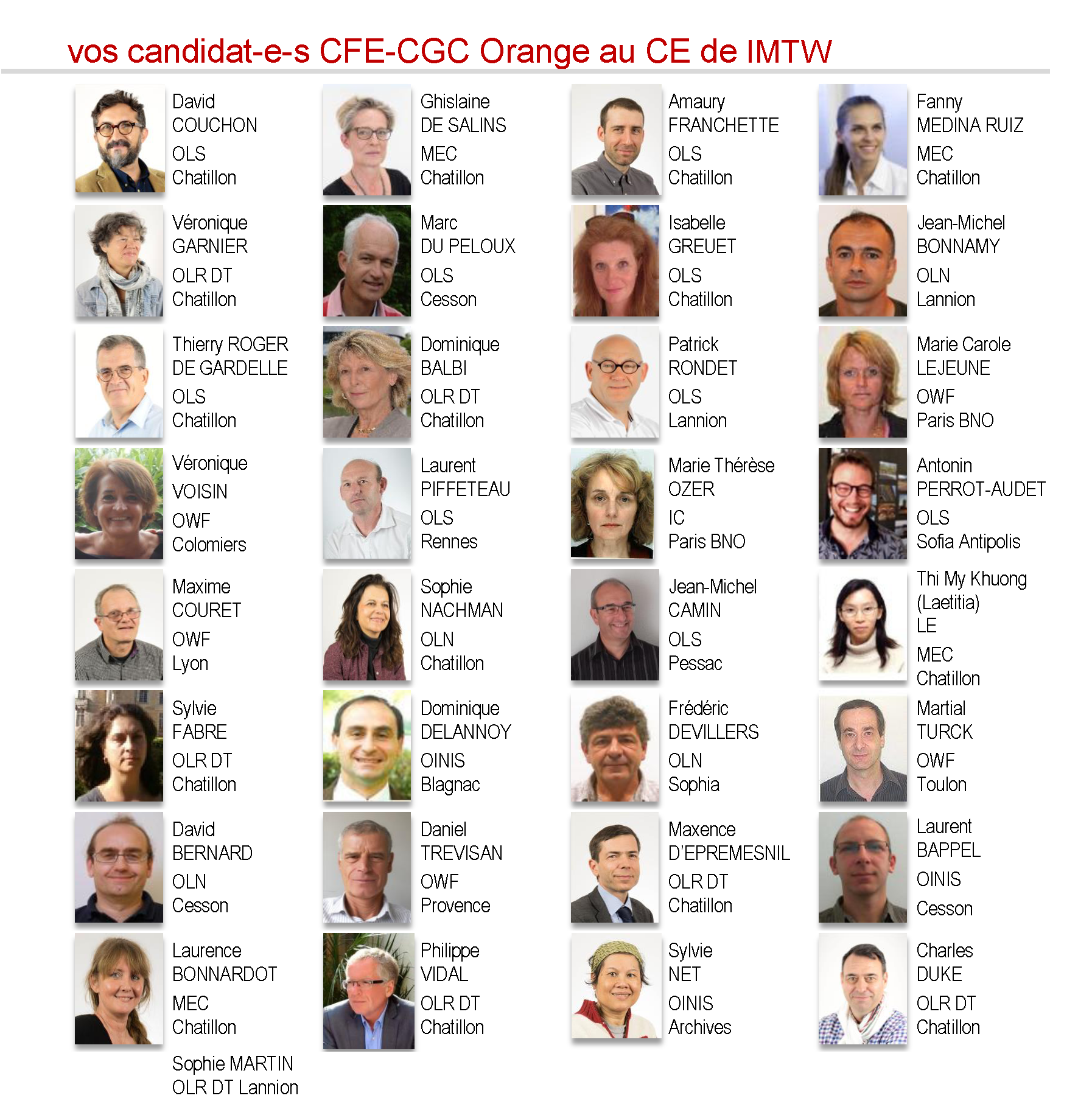 pf ep imtw ce cfe cgc orange trombi