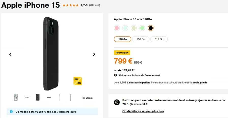 avantage pro of 30 pourcent