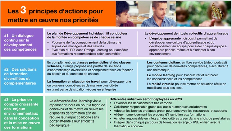 consequences orientations formation developpement competences 2023