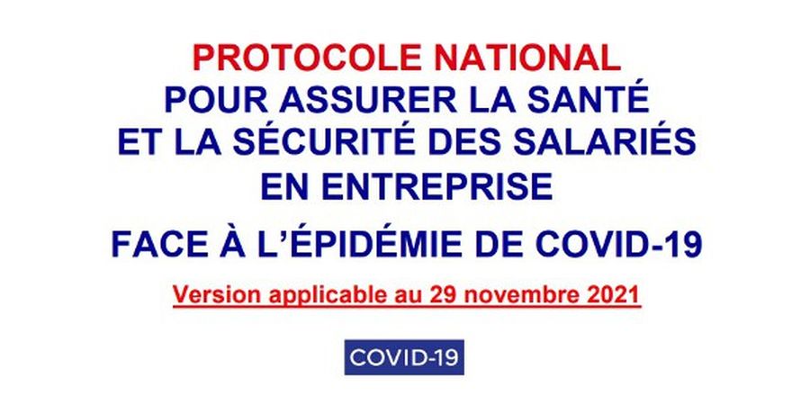 protocole sanitaire 112021