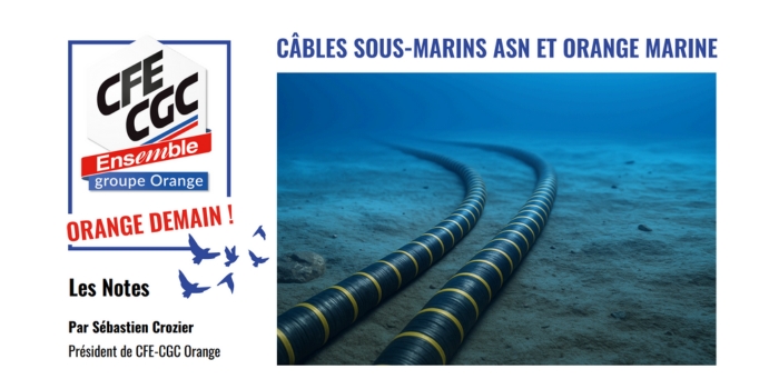 La note d'analyse de la CFE-CGC Orange sur les câbles sous-marins | Nos ...