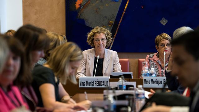 la ministre du travail muriel penicaud lors d une audition devant la comission des affaires sociales de l assemblee nationale a paris le 31 juillet 2017 5924000